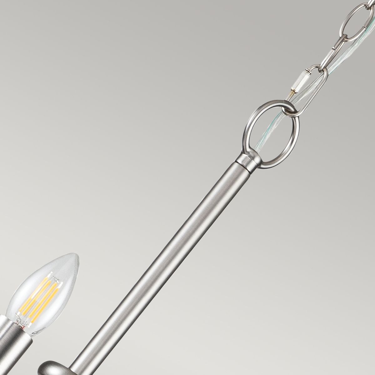 Capitol Hill 12lt Chandelier Brushed Nickel