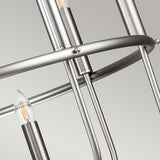 Capitol Hill 12lt Chandelier Brushed Nickel