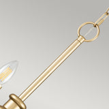 Capitol Hill 12lt Chandelier Painted Natural Brass