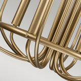 Capitol Hill 12lt Chandelier Painted Natural Brass