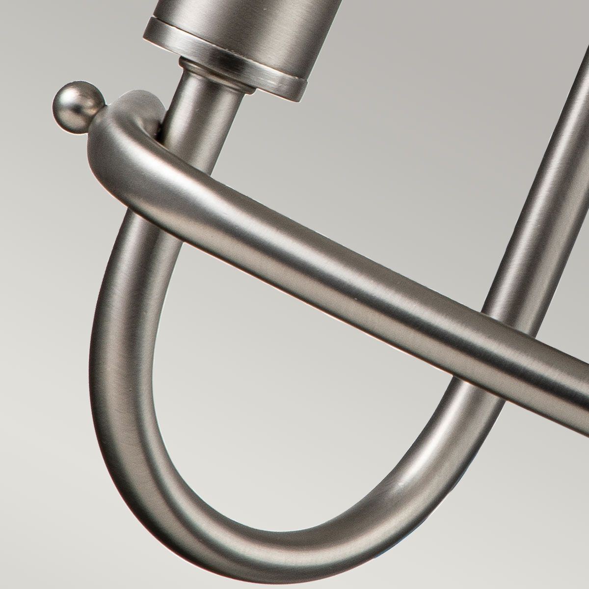 Capitol Hill 2lt Wall light Brushed Nickel