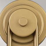 Capitol Hill 2lt Wall light Painted Natural Brass