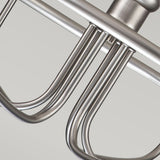 Capitol Hill 6lt Chandelier Brushed Nickel