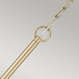 Capitol Hill 6lt Chandelier Painted Natural Brass