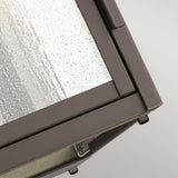 Carlson Double Light Rubbed Bronze Outdoor Wall Lantern