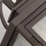 Carlson Double Light Rubbed Bronze Outdoor Wall Lantern