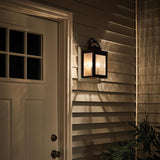 Carlson Double Light Rubbed Bronze Outdoor Wall Lantern