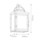 Carlson Double Light Rubbed Bronze Outdoor Wall Lantern