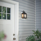 Carlson Classic Rubbed Bronze Outdoor Wall Lantern