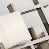 Modern Nickel Art Deco Wall Sconce - City Lights Collection