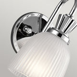 Cora 1 Light Polished Chrome Bathroom Wall Sconce