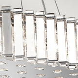 Crystal Skye 12-Light LED Chrome Bathroom Pendant