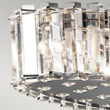 Crystal Skye 12-Light LED Chrome Bathroom Pendant