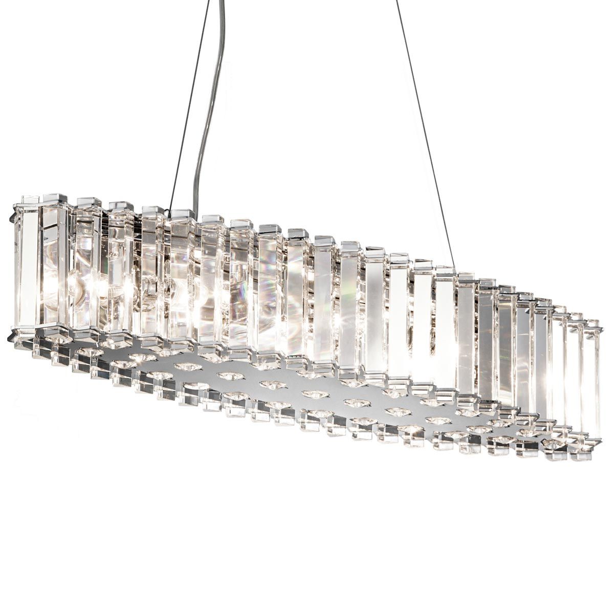 Luminous Elegance: The Crystal Skye Modern Chandelier