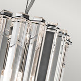 Radiant Crystal Skye LED Mini Pendant - Polished Chrome Elegance