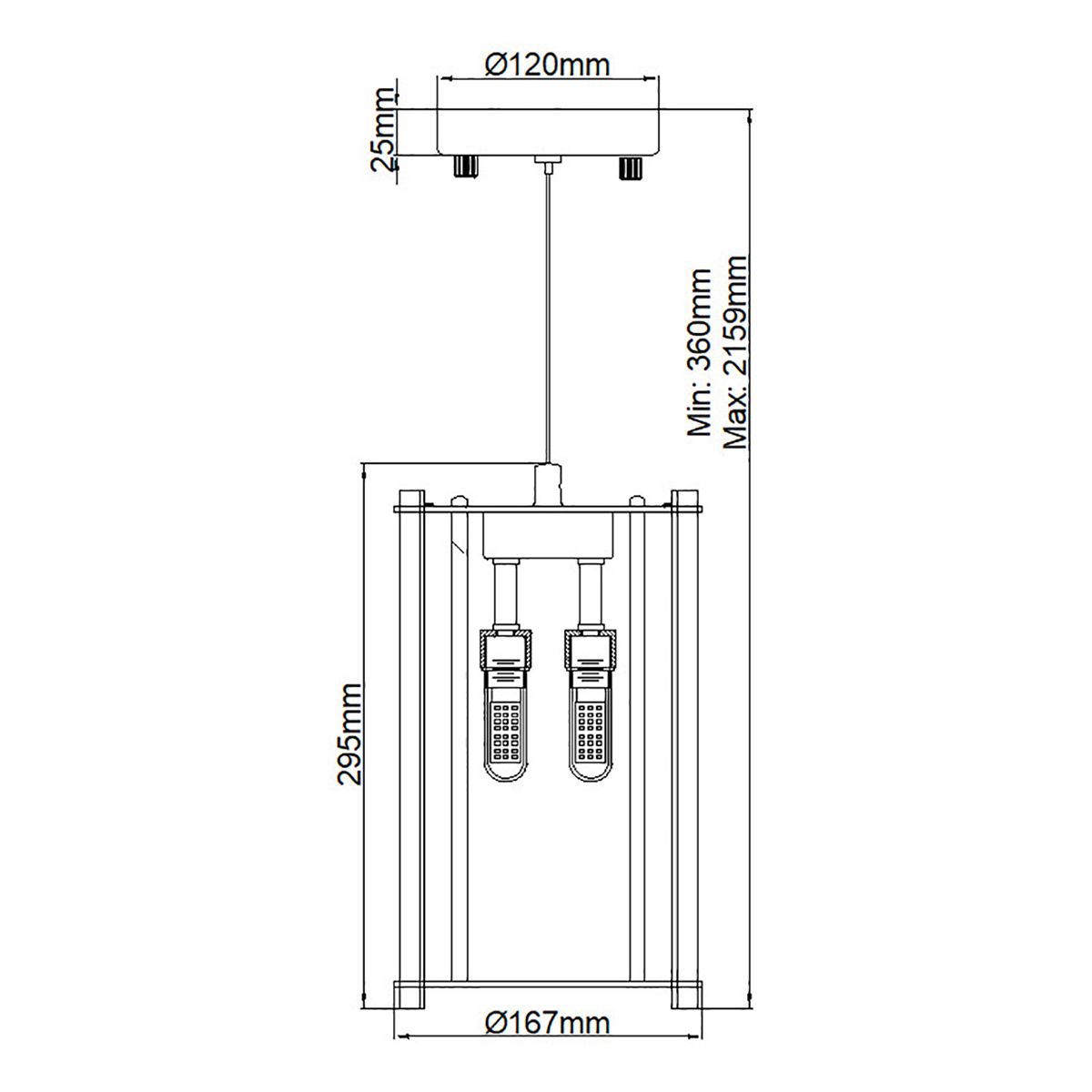 Radiant Crystal Skye LED Mini Pendant - Polished Chrome Elegance
