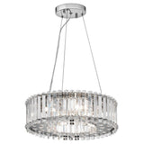 Luminous Elegance 6-Light Crystal Sphere Chandelier