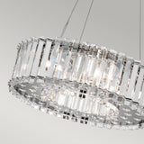 Luminous Elegance 6-Light Crystal Sphere Chandelier