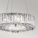 Luminous Elegance 6-Light Crystal Sphere Chandelier