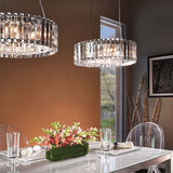Radiant Elegance: Modern Crystal Prism LED Chandelier
