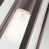 Delison Medium Wall Lantern in Rubbed Bronze Finish