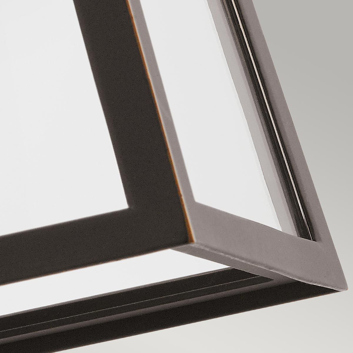Rubbed Bronze Outdoor Wall Lantern - Delison Collection