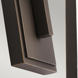 Rubbed Bronze Outdoor Wall Lantern - Delison Collection