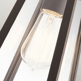Rubbed Bronze Outdoor Wall Lantern - Delison Collection