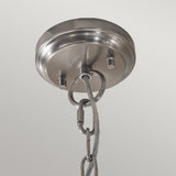 Deryn Distressed Antique Grey 5-Light Chandelier