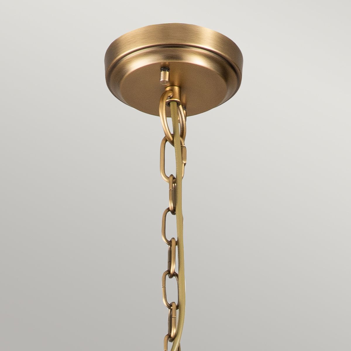 Deryn 3-Light Modern Brass Chandelier with Seeded Glass