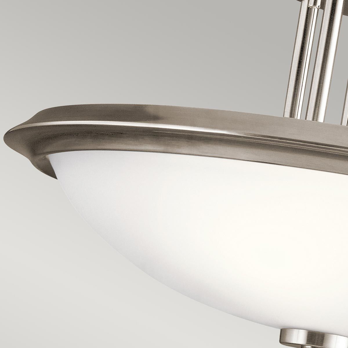 Dreyfus Modern 3-Light Pewter Ceiling Fixture