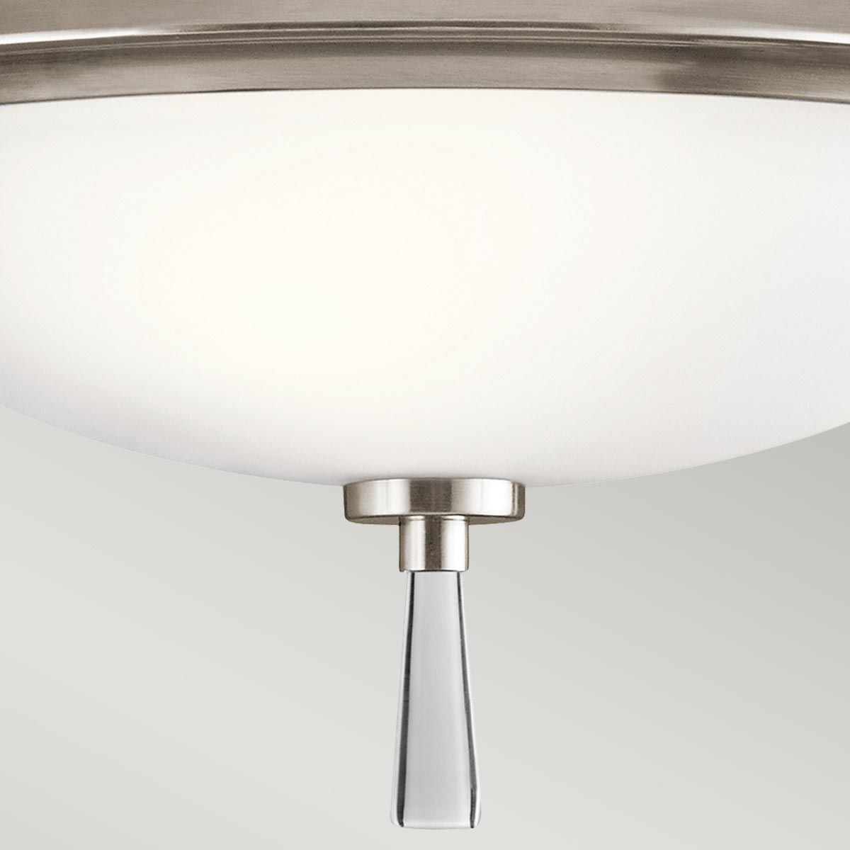 Dreyfus Modern 3-Light Pewter Ceiling Fixture