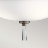 Dreyfus Trio Light Semi-Flush Ceiling Fixture in Olde Bronze