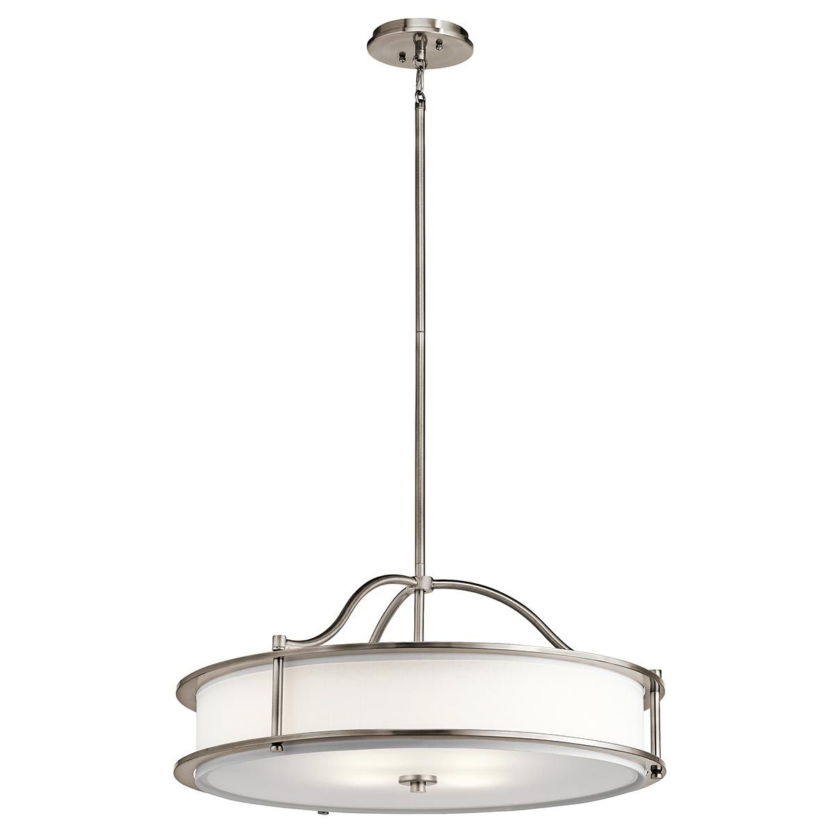Emory 4-Light Convertible Chandelier in Classic Pewter Finish