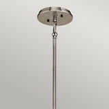 Emory Classic Pewter 3-Light Convertible Pendant/Semi Flush Fixture