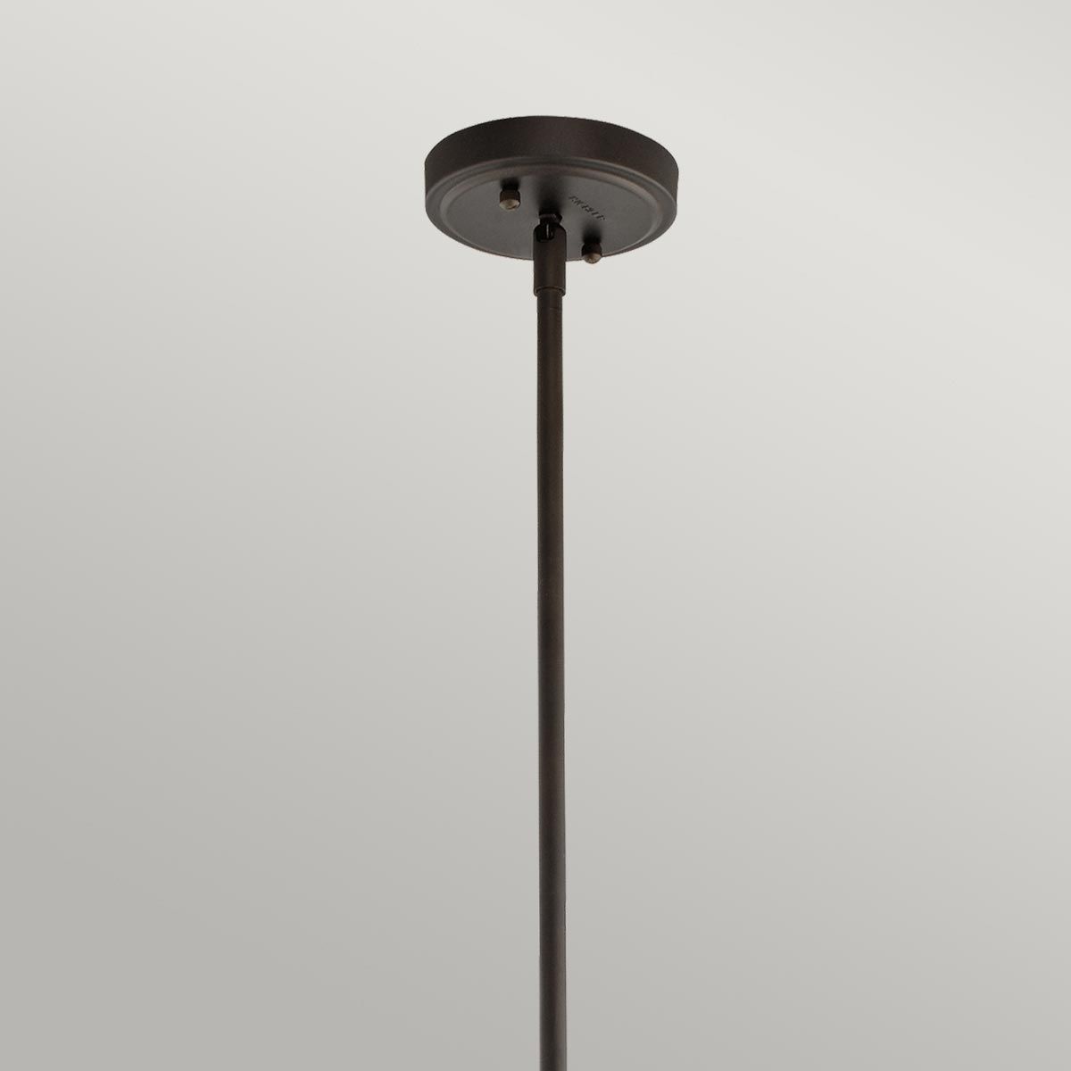 Everly 1-Light Small Pendant in Olde Bronze with Seeded Glass
