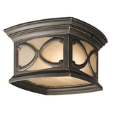 Elegant French Victorian Bronze Outdoor Ceiling Light