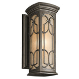 Franceasi Vintage Bronze Elegance Medium Flush Wall Light