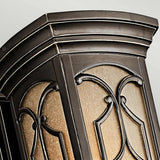 Franceasi Vintage Bronze Elegance Medium Flush Wall Light