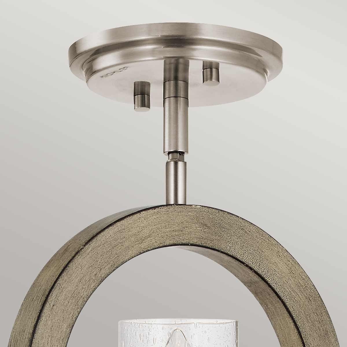 Versatile Grand Bank Light Fixture: Pendant, Wall, or Semi-Flush