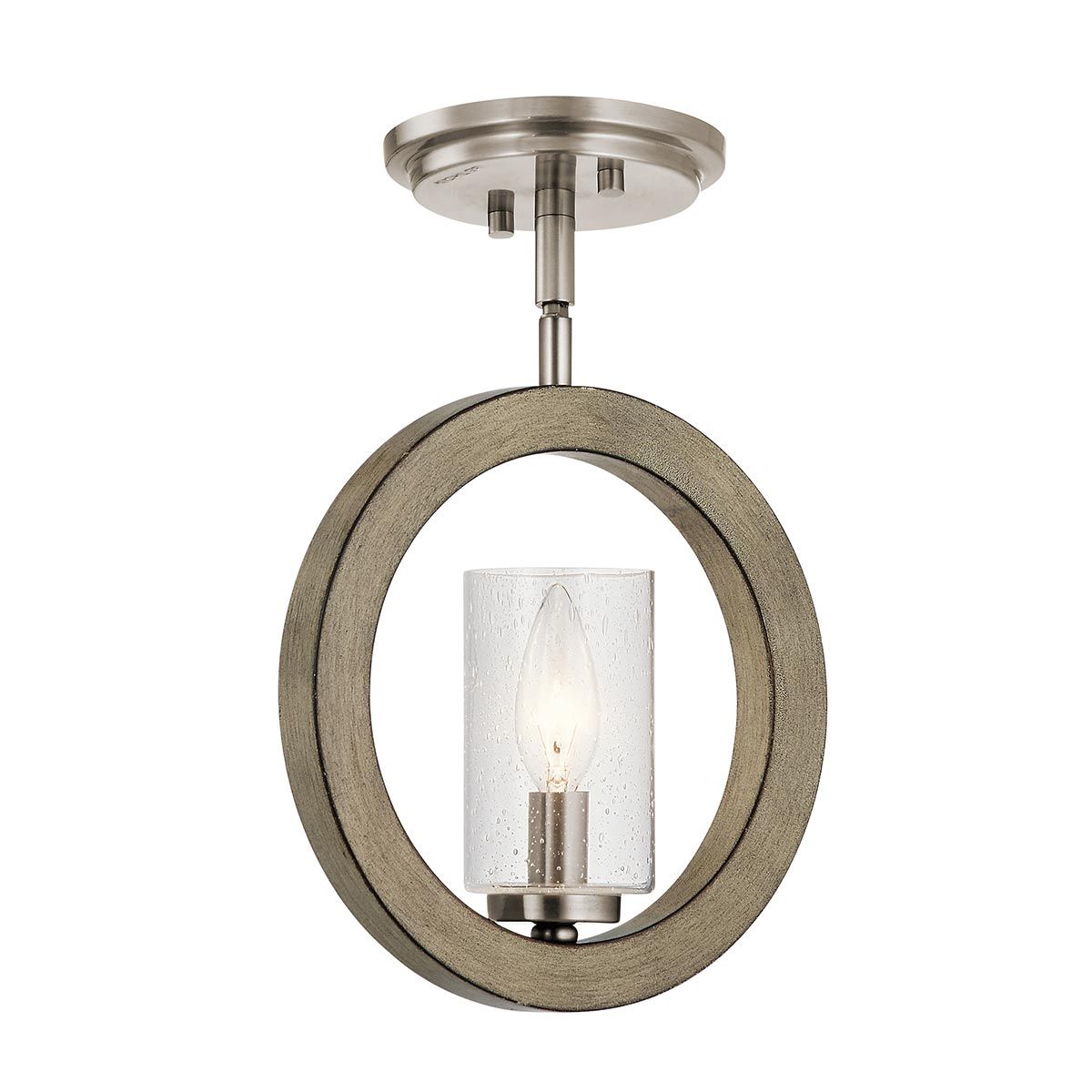 Versatile Grand Bank Light Fixture: Pendant, Wall, or Semi-Flush