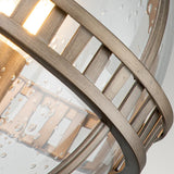 Halleron Victorian-Inspired Burnished Bronze Outdoor Wall Lantern