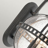 Halleron Victorian-Inspired 3-Light Outdoor Sconce in Londonderry Finish