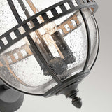 Halleron Victorian-Inspired 3-Light Outdoor Sconce in Londonderry Finish