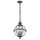 Victorian Charm 3-Light Chain Lantern in Londonderry Bronze