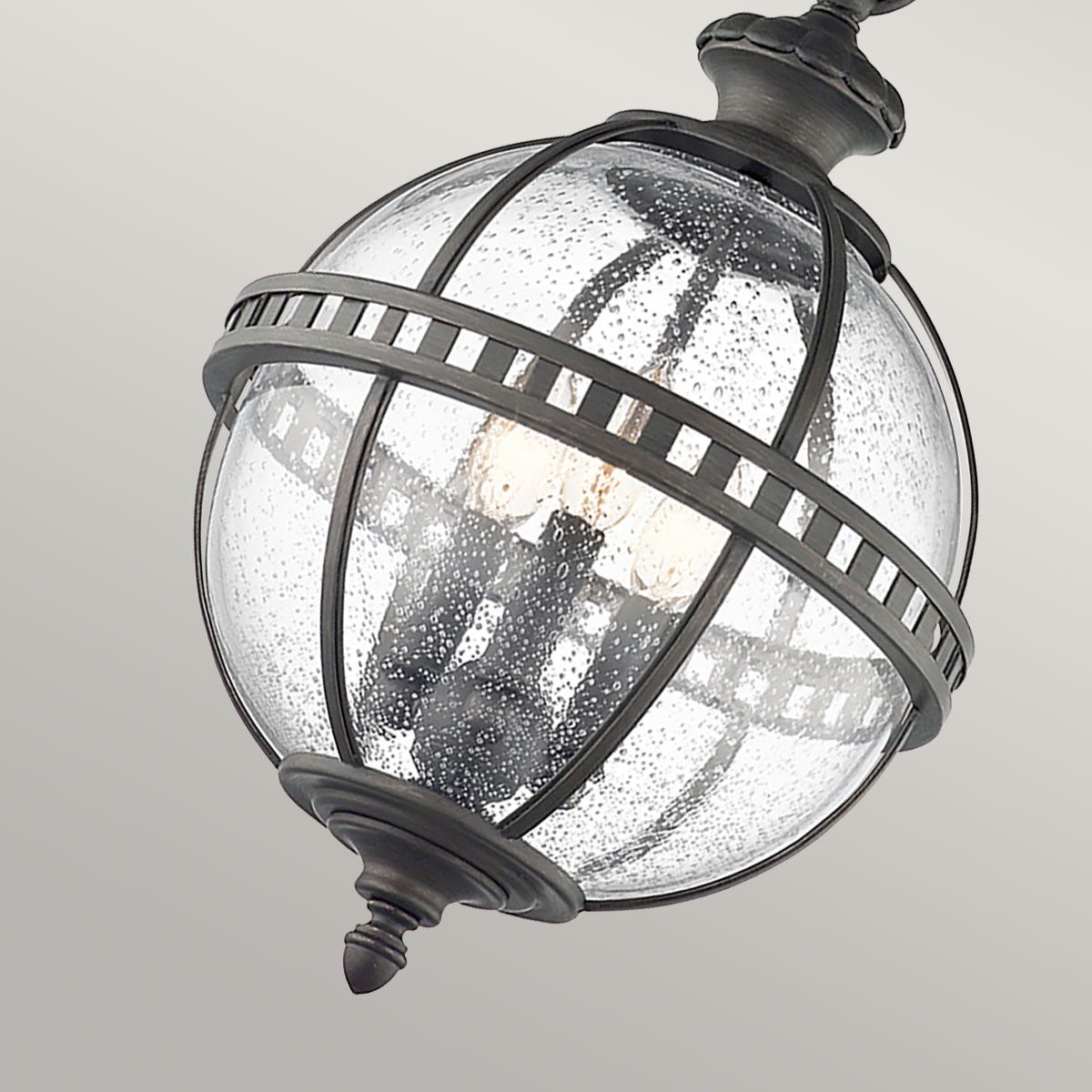 Victorian Charm 3-Light Chain Lantern in Londonderry Bronze