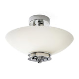 Hendrik Trio Glow Semi-Flush Ceiling Light in Polished Chrome