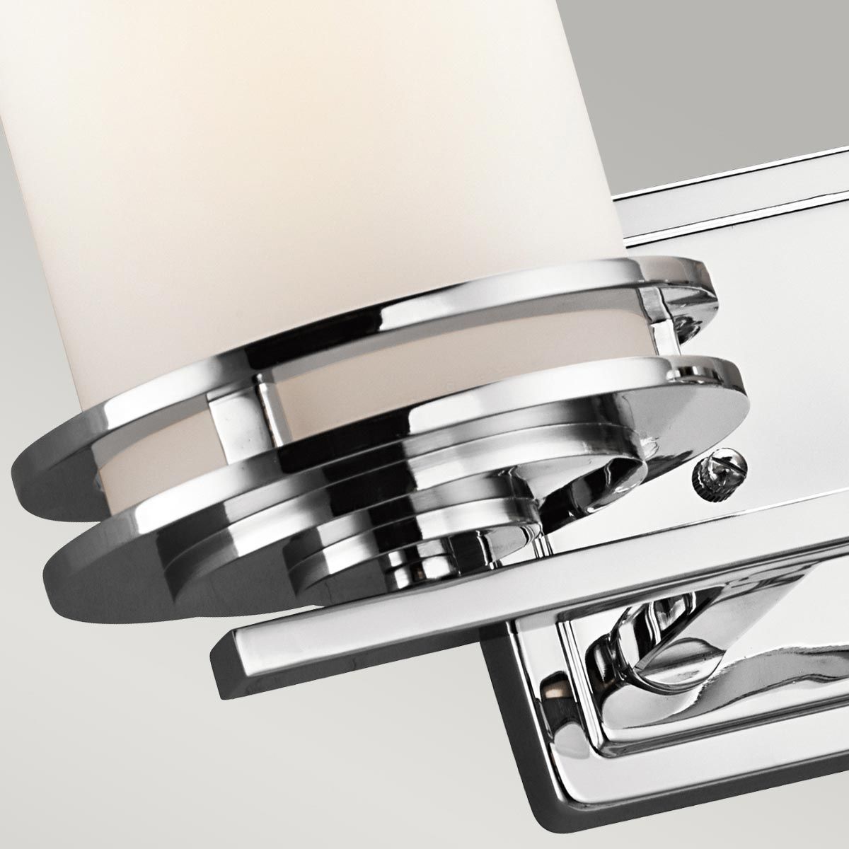 Hendrik Polished Chrome Dual LED Bathroom Wall Sconce