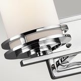 Hendrik Polished Chrome Dual LED Bathroom Wall Sconce