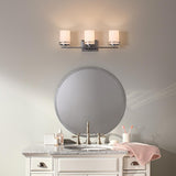 Hendrik Trio LED Chrome Bathroom Wall Light
